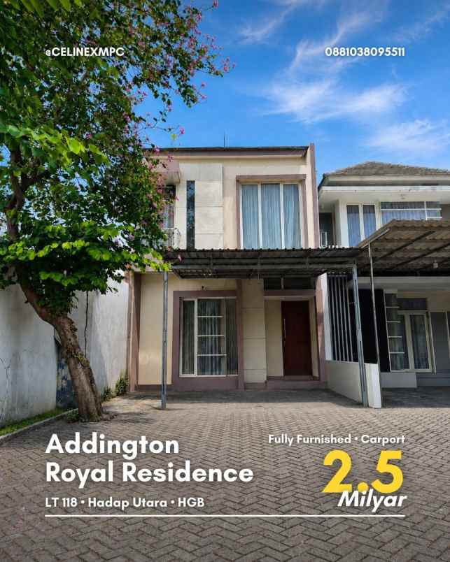 dijual rumah royal residence