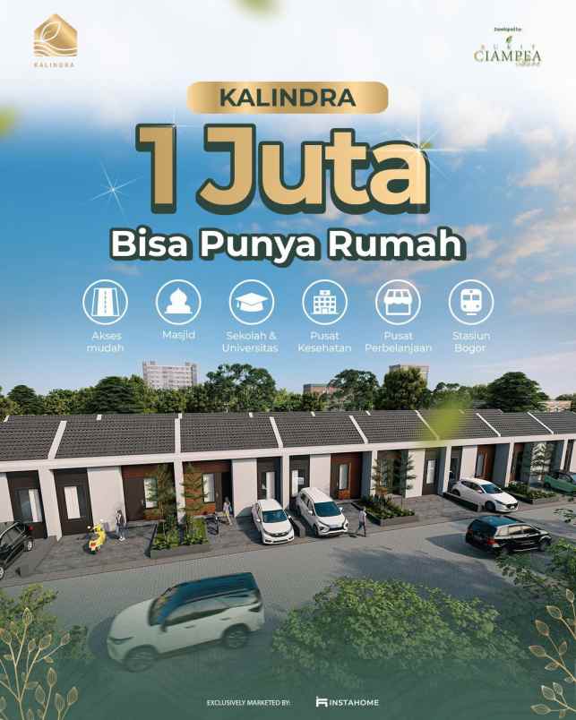 dijual rumah tegal waru kec ciampea