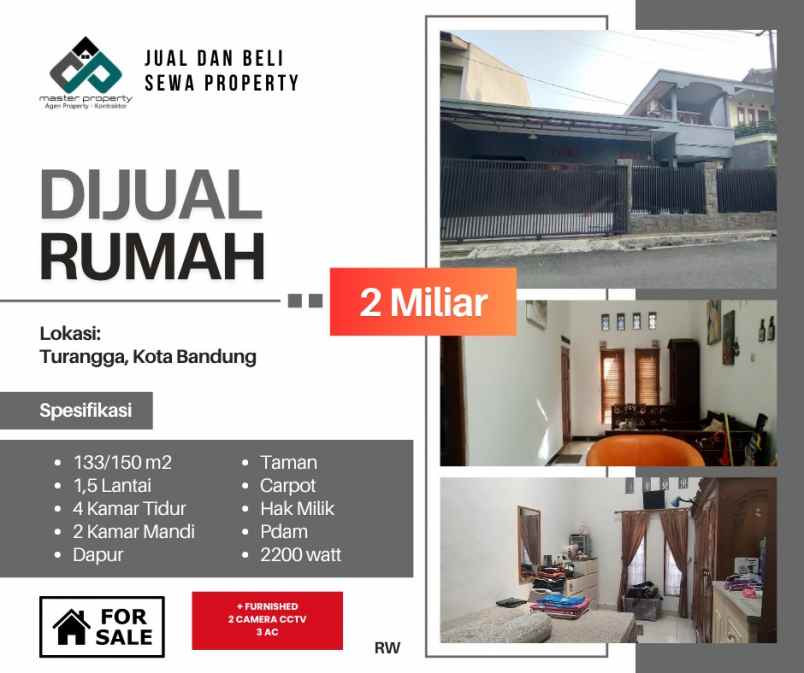 dijual rumah turangga