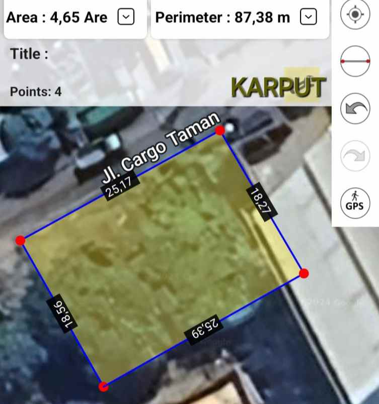 dijual tanah cargo taman ubung