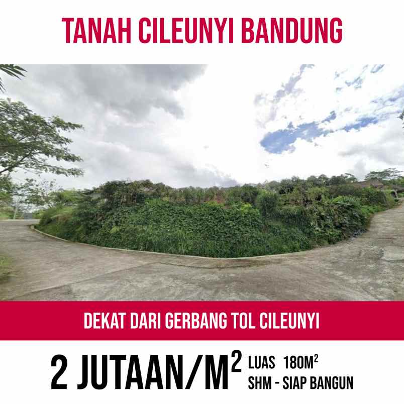 Tanah Bandung Siap Bangun Dekat Ke Rumah Sakit Amc Cileunyi Shm