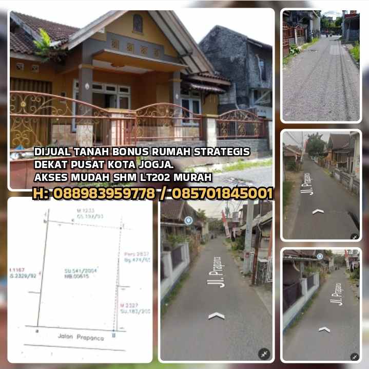 dijual tanah gedongkiwo yogyakarta