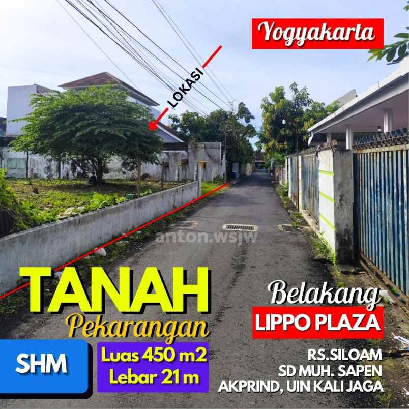 dijual tanah gg rambutan no 368