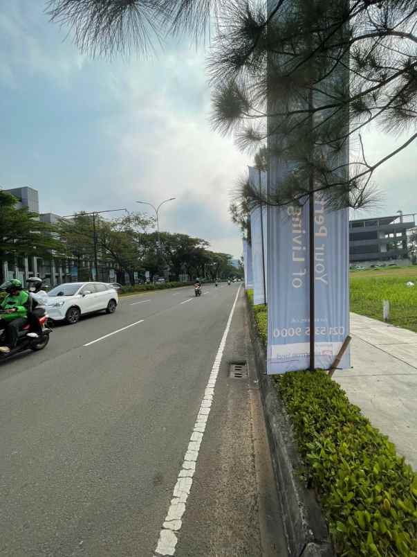 dijual tanah jalan bsd boulevard