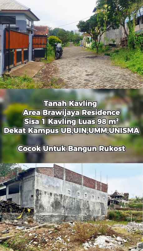 dijual tanah jalan joyo agung 2 area