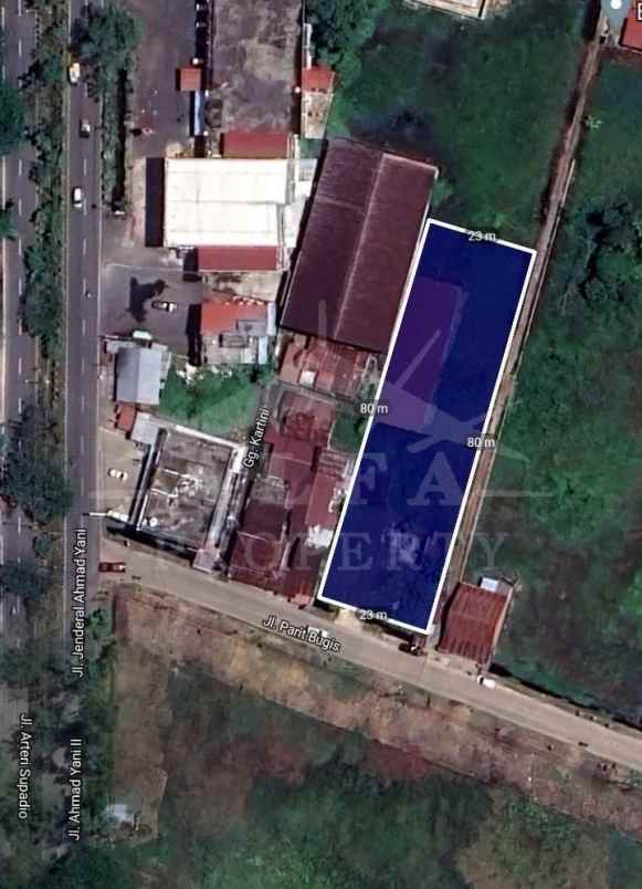 dijual tanah jalan parit bugis