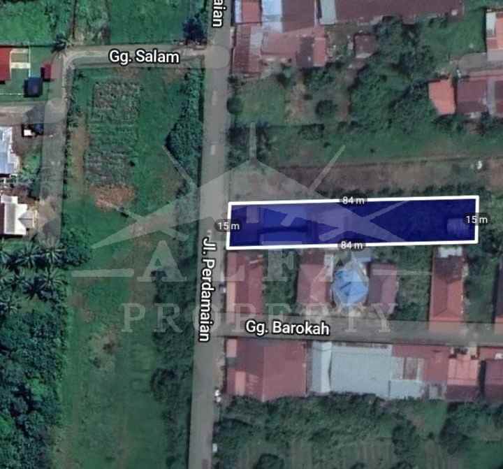 dijual tanah jalan perdamaian