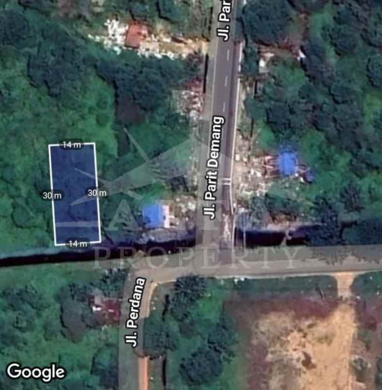 dijual tanah jalan perdana