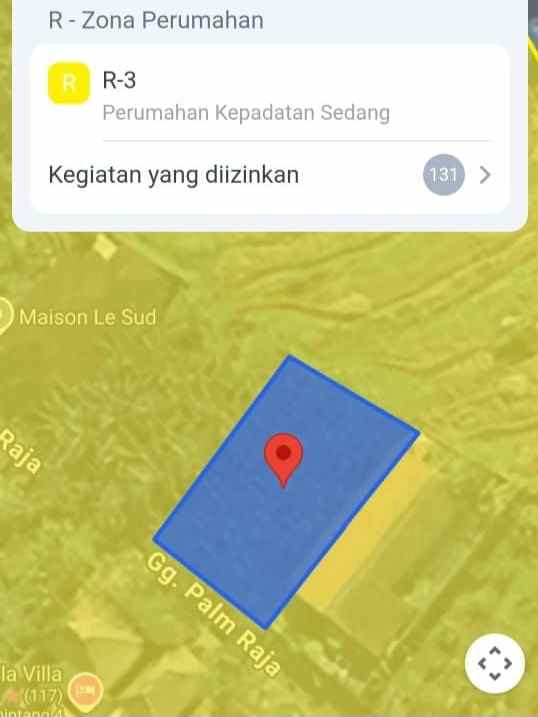 dijual tanah jl beringin