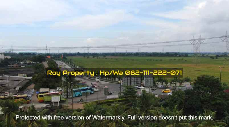 dijual tanah jl raya bojonegara serdang