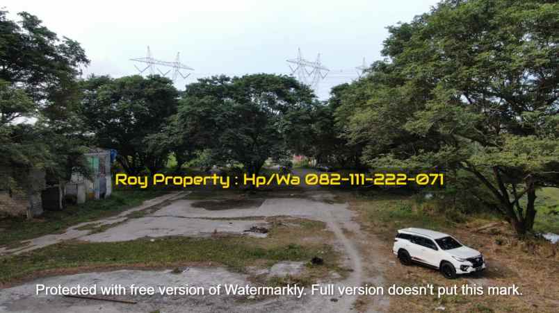 dijual tanah jl raya bojonegara serdang