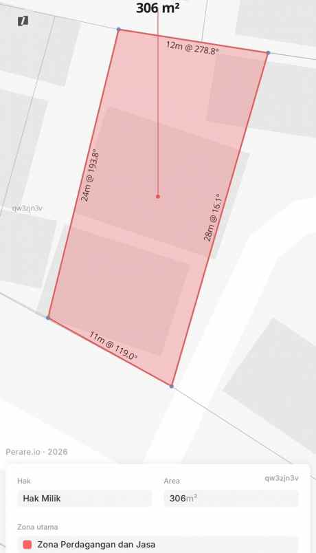 dijual tanah jl raya kapal
