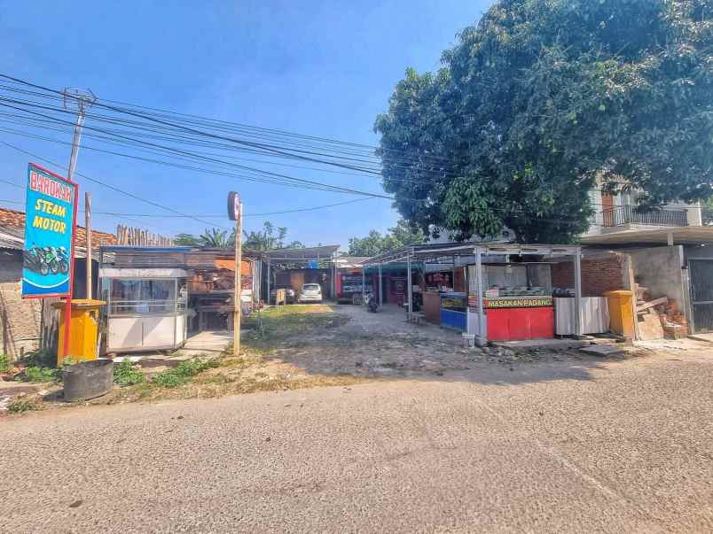 dijual tanah jl satopati bojong menten