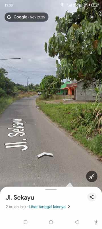 dijual tanah jl sekayu pendopo kampung