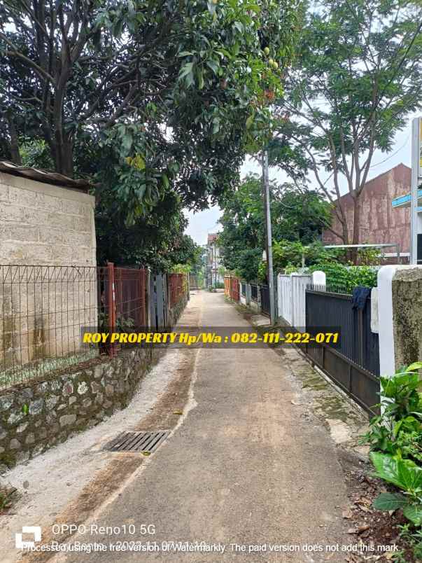 dijual tanah jl sholeh iskandar kayu