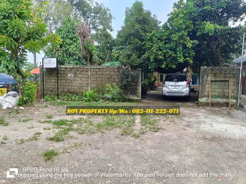 dijual tanah jl sholeh iskandar kayu