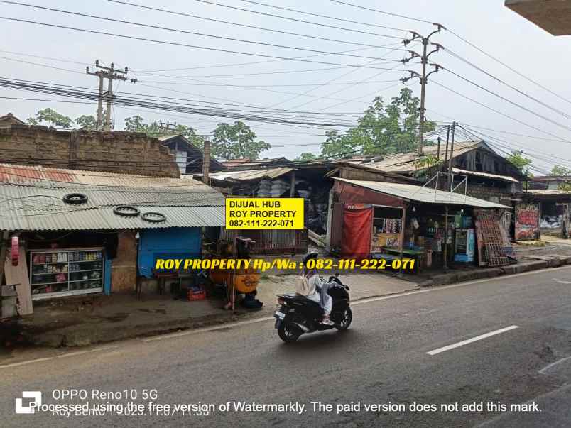 dijual tanah jl sholeh iskandar kayu