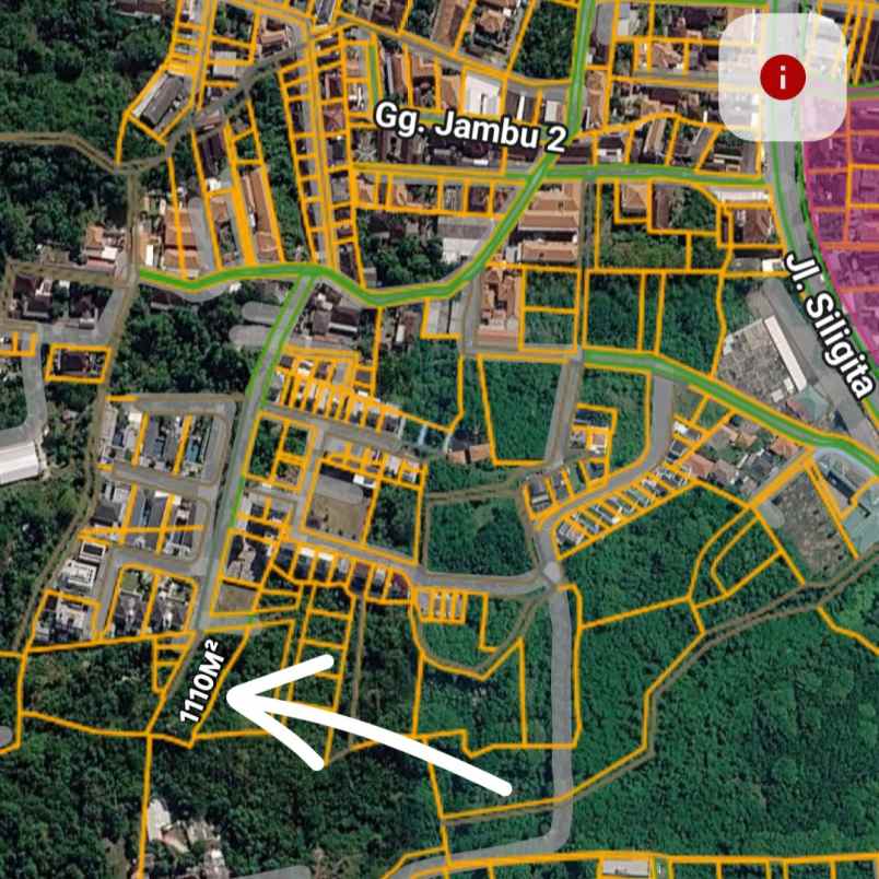 dijual tanah jl siligita nusa dua