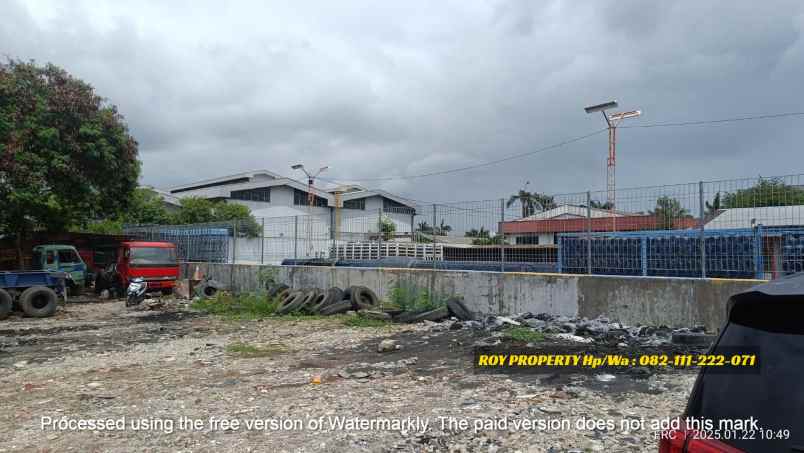 dijual tanah jl yos sudarso sungai