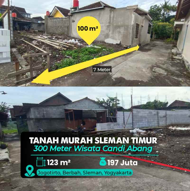 dijual tanah jogotirto