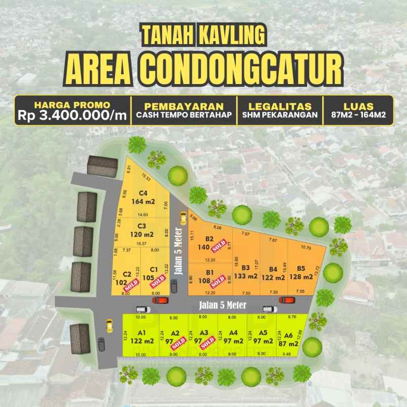 dijual tanah karangasem condongcatur