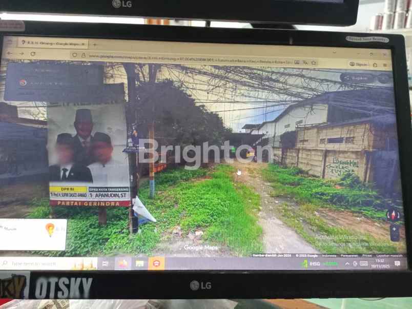 dijual tanah kel jurumudi baru kec