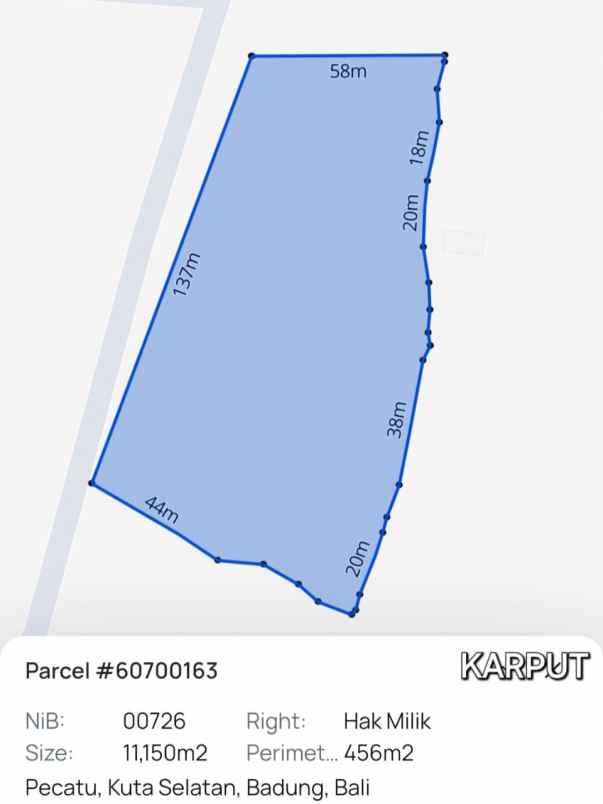 dijual tanah labuansait