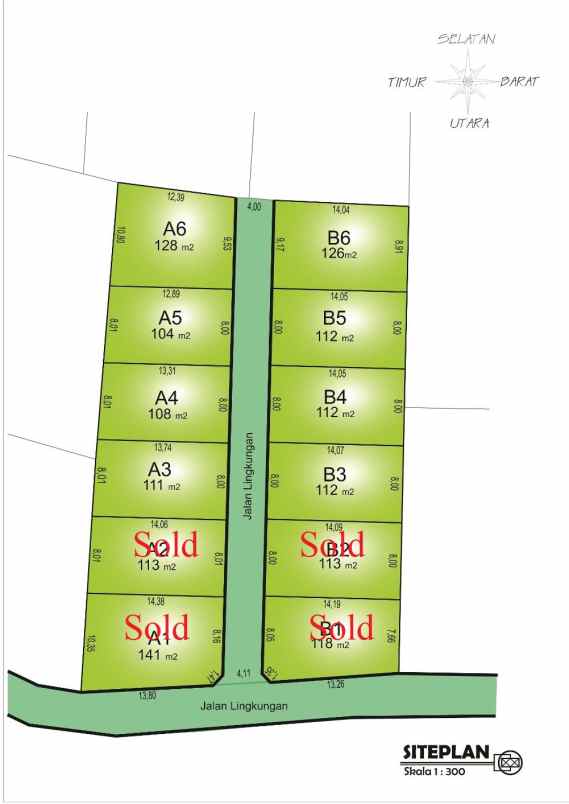 dijual tanah longgrongan