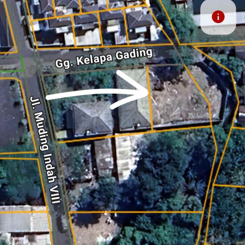 dijual tanah muding gatsu barat