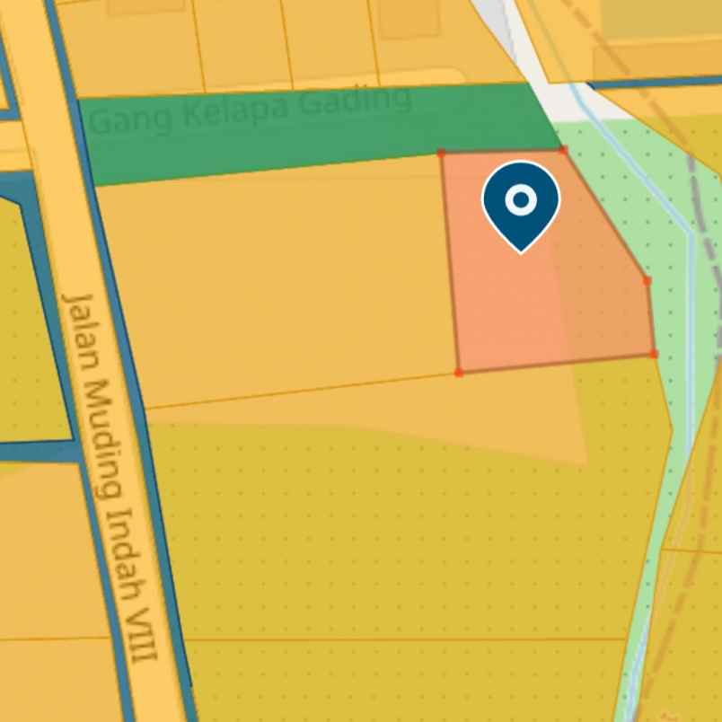 dijual tanah muding gatsu barat