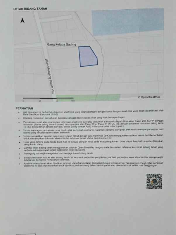 dijual tanah muding gatsu barat