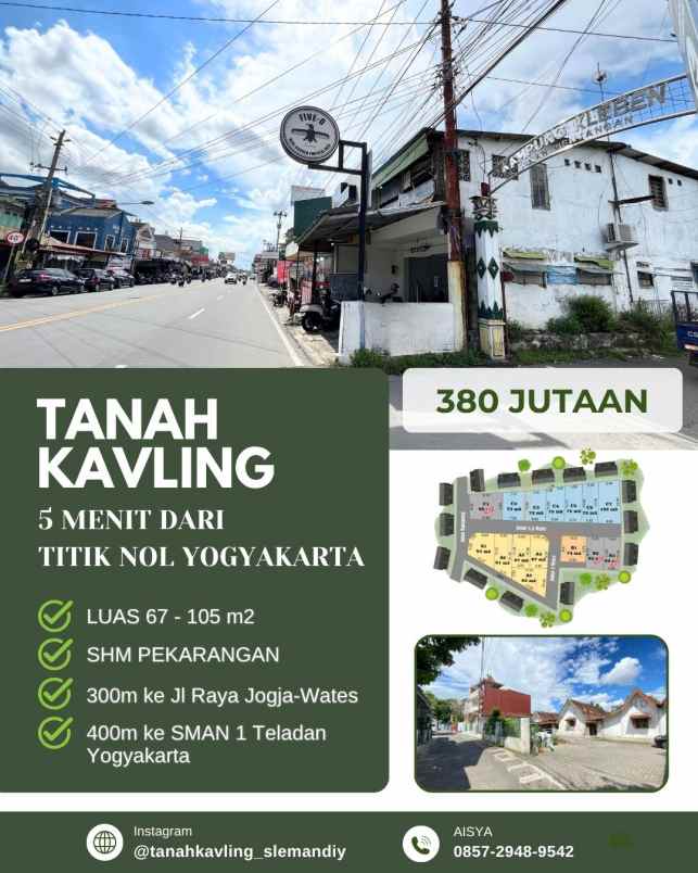 dijual tanah pakuncen wirobrajan di