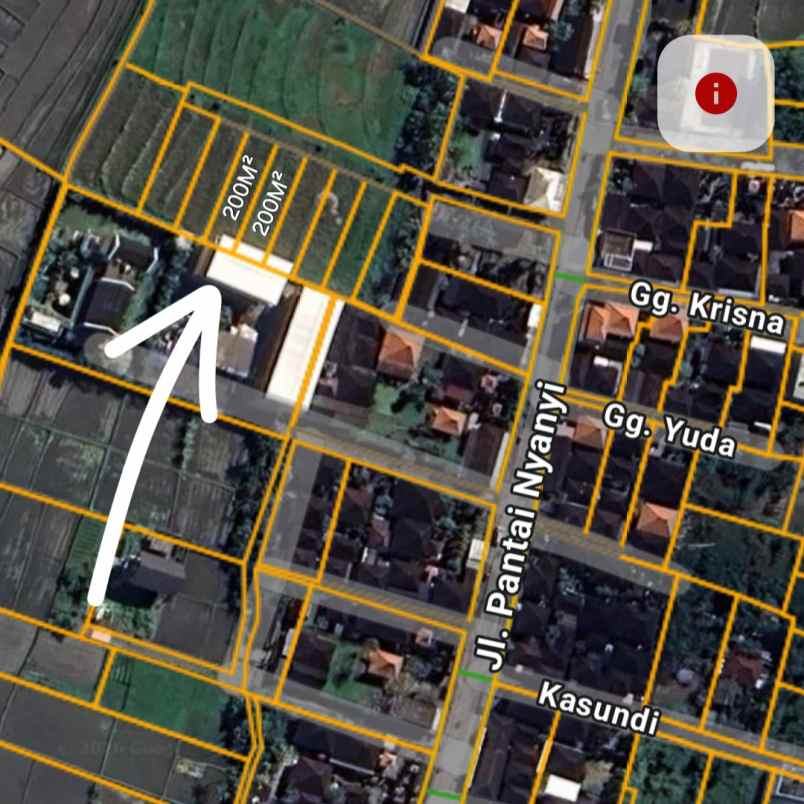 dijual tanah pantai nyanyi