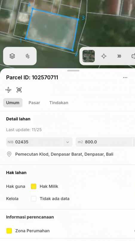 dijual tanah pura demak