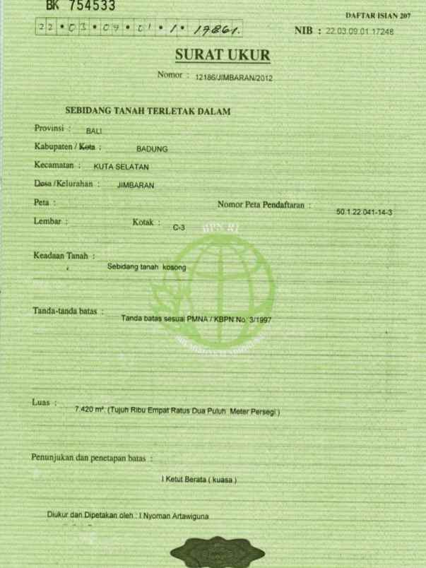 dijual tanah puri gading