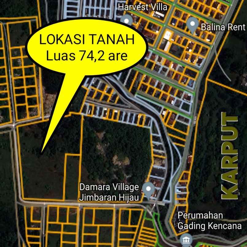 dijual tanah puri gading