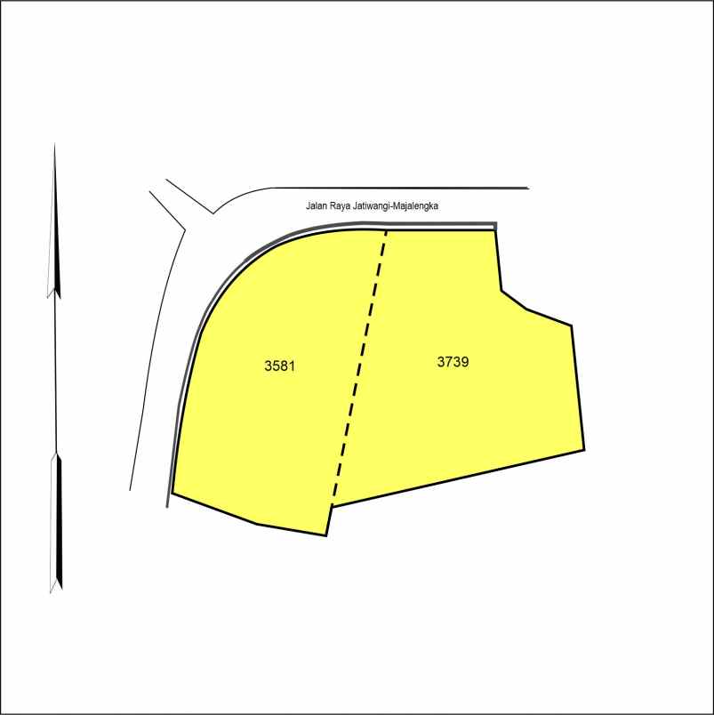 dijual tanah raya jatiwangi majalengka
