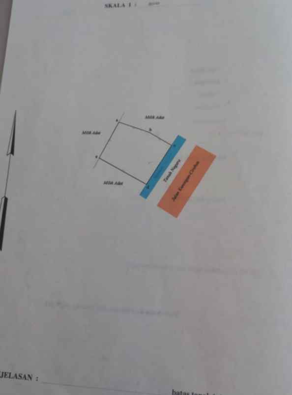 dijual tanah strategis pinggir jalan