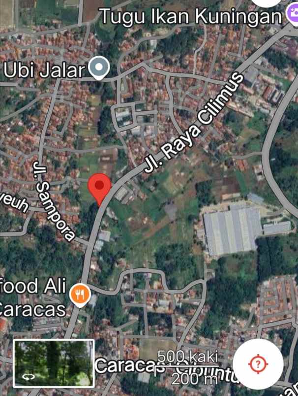 dijual tanah strategis pinggir jalan