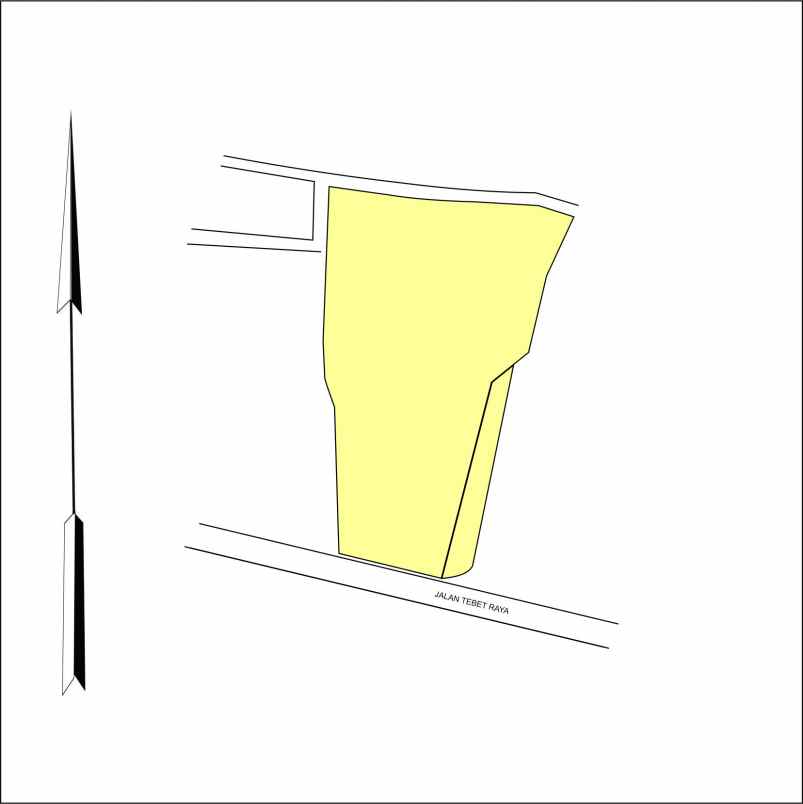 dijual tanah tebet raya