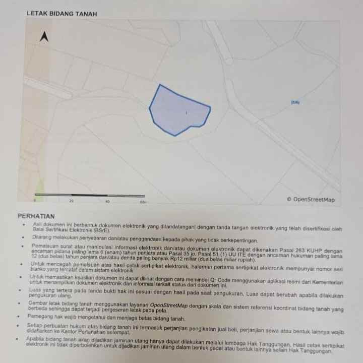 dijual tanah umah buluh