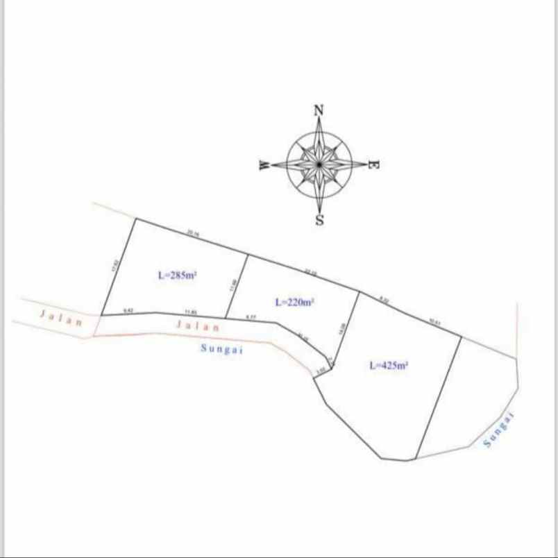 dijual tanah umah buluh