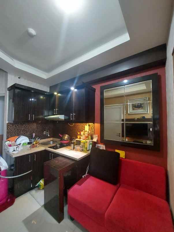 dijual unit apartment green pramuka 2 kamar furnish