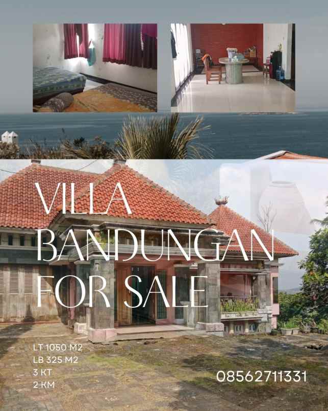 dijual villa bandungan