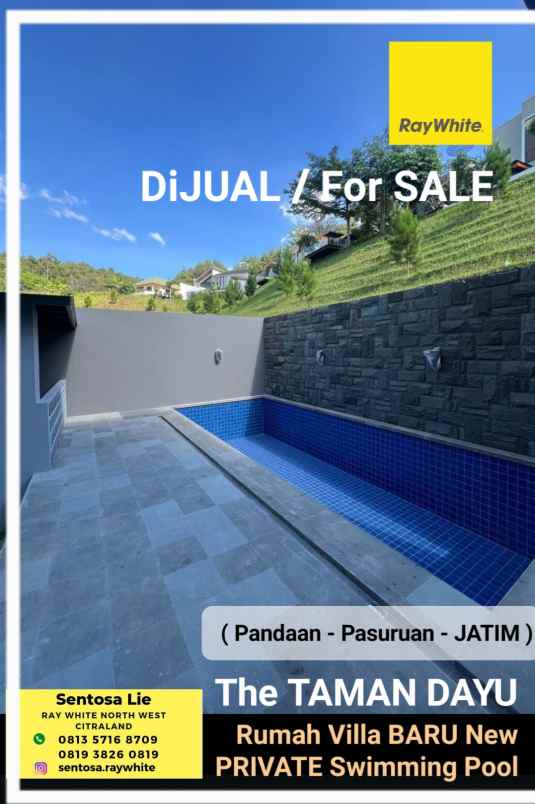 dijual villa jalan taman dayu