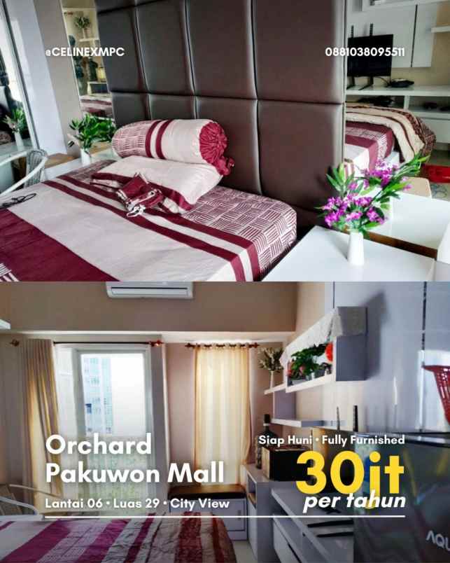 disewakan apartemen orchard