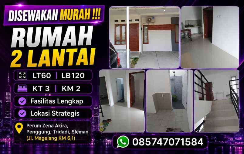 disewakan rumah perumahan zena akira