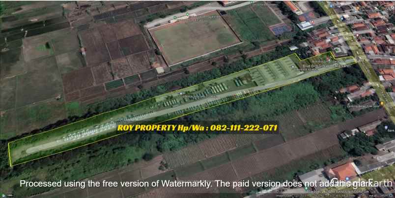 disewakan tanah jl lakarsantri kec