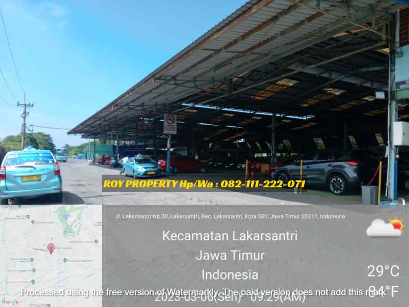 disewakan tanah jl lakarsantri kec