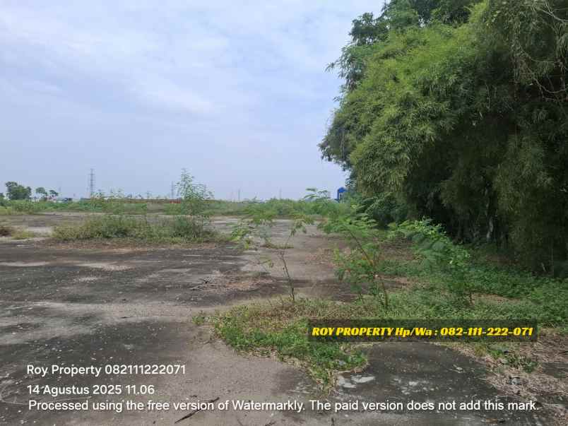 disewakan tanah jl marunda makmur